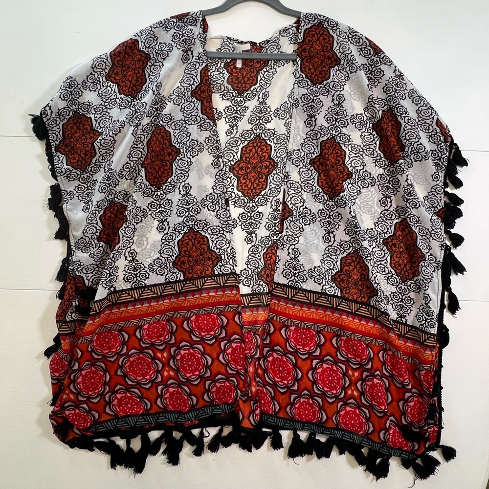 Live 4 Truth Hamsa Hand Kimono Coverup size Large